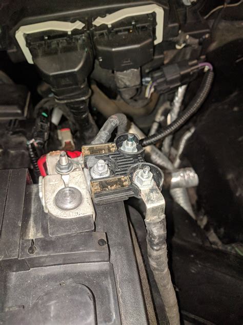 2017 ford escape high current battery junction box|Ford Escape red cable problems.